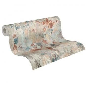 Concrete Chic Distressed Vinyl Wallpaper