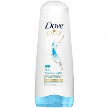 Dove Women's Daily Moisture Light Conditioner for Fine Hair – 350 mL (White) – 3‑Pack