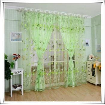 Purple Tulle Drapes for Living Room