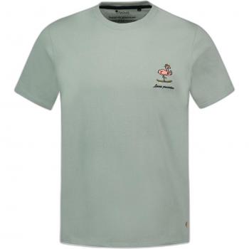 T-shirt Faguo Arcy in cotone riciclato con fenicottero