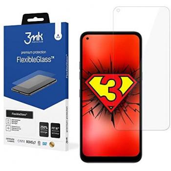 Grünes 3MK Hybrid‑Flexglas 2,5° für LG K61/K61s – Smartphone‑Schutz