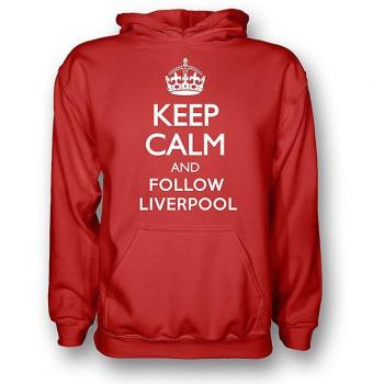 Sweat à Capuche Liverpool Calmant Rouge