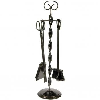 Soporte de Hierro para Cuatro Accesorios de Chimenea