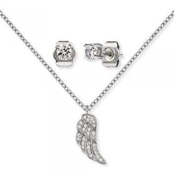 Engelsrufer 4-teiliges Schmuckset Flügel mit Zirkonia ERMT-LILWING-ZI