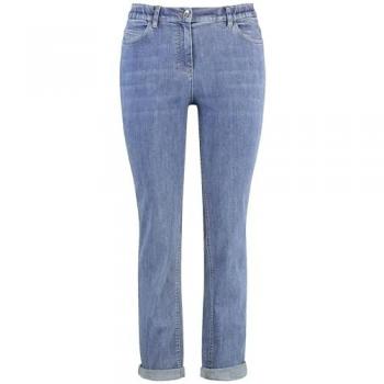 Samoon 5-Pocket Stretch-Jeans Betty mit Saumaufschlag