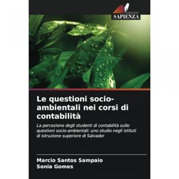 Santos Sampaio, Marcio: Le questioni socio-ambientali nei corsi di contabilità