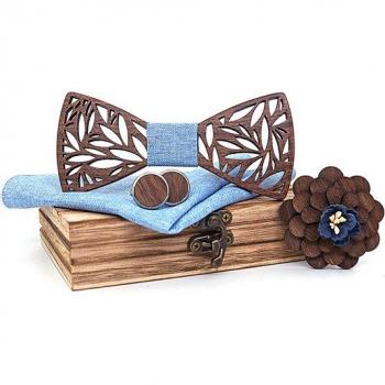 Lazo de Madera Hueso para Hombre Elegante