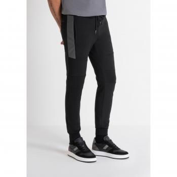 Herren Sweatpants mit elastischem Bund, Antony Morato, Größe XXL, Schwarz