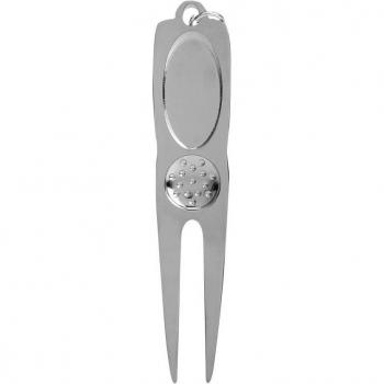 Golf Divot Tool with Anti-Skid Ball Marker