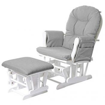 Fauteuil relax HWC-C76 fauteuil à bascule, rocking-chair, tissu