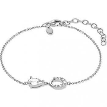 FAVS Silberarmband FAVS Damen-Armband 925er Silber 1 Zirkonia, Klassisch
