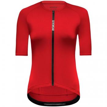 Spinshift Red Short Sleeve Jersey XS – Donna