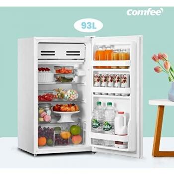 COMFEE' RCD93WH1 Frigorifero mono porta 93 L, controllo della temperatura, Silenzioso, Sicuro