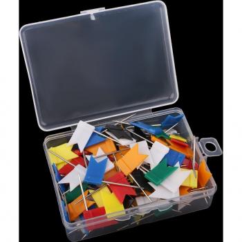 100pcs Marking Pins for Cork Board and Maps