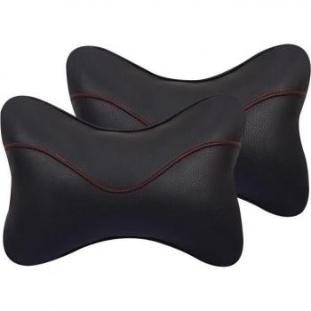 Coussin repose-nuque en Pp coton, forme d'os, 2 pièces pour siège de voiture