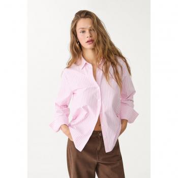Camicia Rosa Pastello Righe XS – Stradivarius