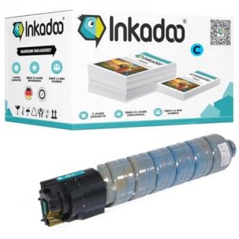 Inkadoo kompatibler Toner für Ricoh 821077 / TYPE SP C 430 E, cyan