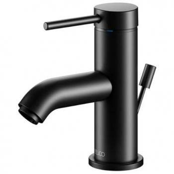 Mitigeur monocommande lavabo Keuco IXMO Soft noir mat 94 mm