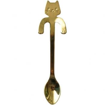 Gold Cat Stainless Steel Spoon