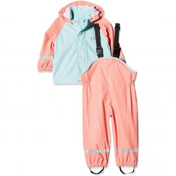 Conjunto de Lluvia Helly Hansen K Voss Aop, Niños, Rosa