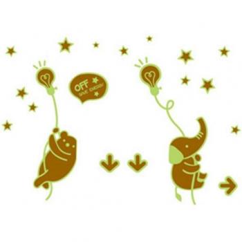 Pegatina Neon Elefante para Pared