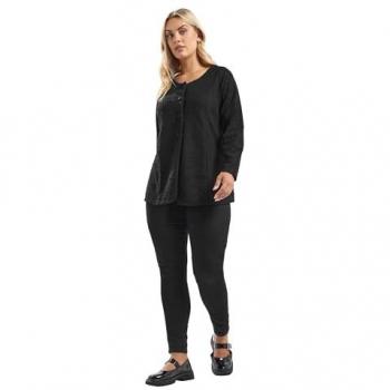 Yours Curve Boulle‑Knopfformung – Schwarzes Cover‑Up