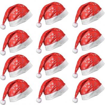 Chapeaux de Noël en velours or