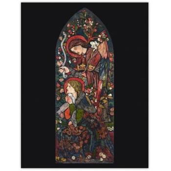 The Annunciation 24x32 Stained Glass Masterpiece – Edward Burne‑Jones, Artery8