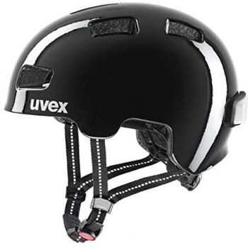 Uvex HLMT 4 reflexx Kinderfahrradhelm (55-58 cm, schwarz)