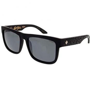 Sole d'Inverno: Occhiali da Sole Spy Discord SLAYCO Soft Matte Nera Leopardo Happy Gray Verde con Riflessi Argento