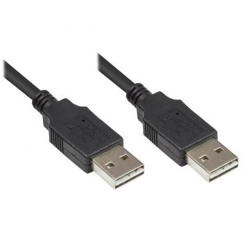 Good Connections Kupferadern (OFC) USB 2.0 EASY A Stecker an EASY A Stecker Kabel, 2 m