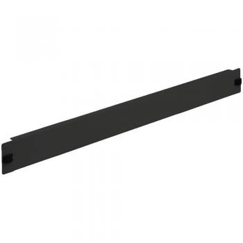 Pannello di copertura per rack 1u 19'' nero senza viti