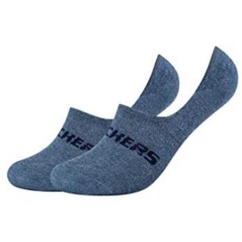 Skechers Kurzsocken Unisex Basic Footies Mesh 2-Paar – Blau (39‑42)