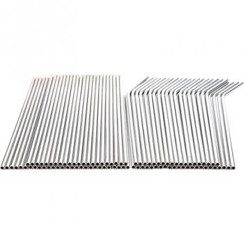 100 Metal Straws for Sustainable Drinking