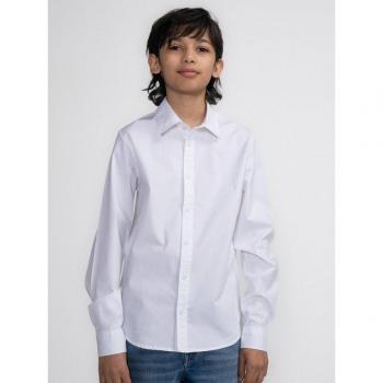 Petrol Industries Camicia B-300-sil002 A Maniche Lunghe Bright White 11-12 Anni