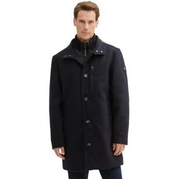 TOM TAILOR Herren Mantel, dunkelblau, Größe XXXL