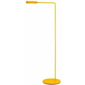 Flo Lounge LED‑Stehleuchte in Gelb Matt – 42x100 cm, 3000 K, 250 lm, Zweistufenschalter, lackbesch