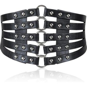 Ceinture punk luxe élastique pour femmes