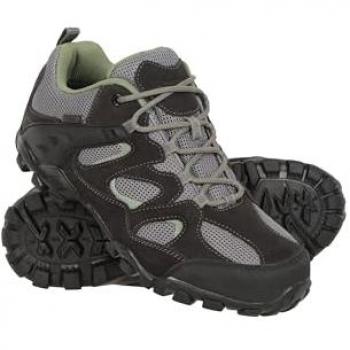 Green & Light Khaki Curlew Lace‑Up Water‑Proof Shoes – W3