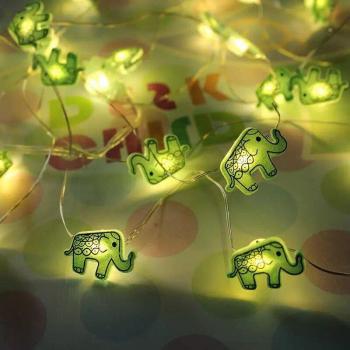 Luces 2M con Motivos de Cactus y Flamenco