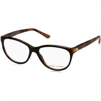 Ralph Lauren RL 6161 Cat Eye Eyeglasses Black Havana