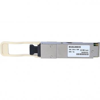 Ricetrasmettitore Qsfp28 ACM761‑10000S (BlueOptics) – Compatibile Netgear, Colore Argento