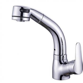 ZOTOBON Cold Water Pull Out Kitchen Faucet 360 Rotation F173