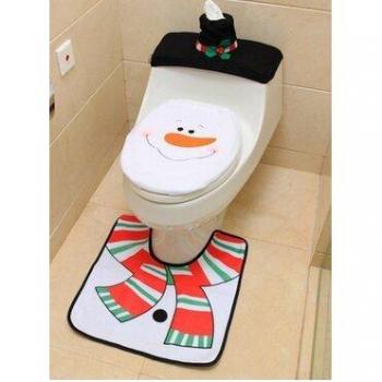 Boîte à Mouchoirs & Tapis Noël « Bonhomme de Neige »