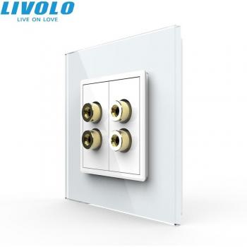 Livolo Sound Banana Plugs Style Wall Socket