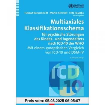 Helmut Remschmidt Multiaxiales Klassifikationsschema Für Psychische Störungen Des Kindes