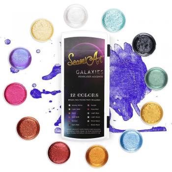 Kit de peinture aquarelle métallique 12 couleurs avec pinceau à eau
