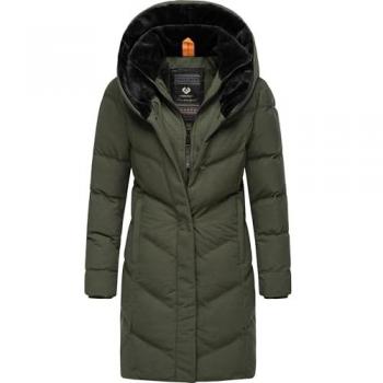 Ragwear Steppmantel Natalka Cosy in olivgrün 3XL