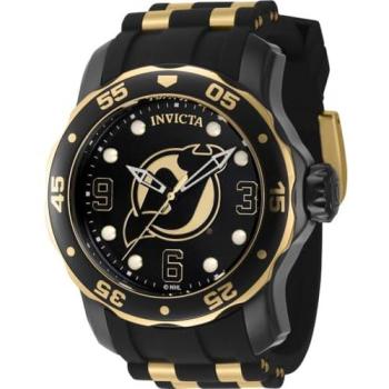 Invicta Men's 48mm Black NHL Quartz Sport Watch