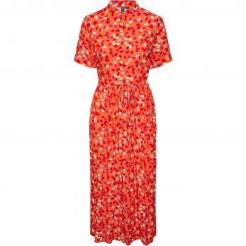 Pieces Maylor Midi Hemdkleid für Frauen